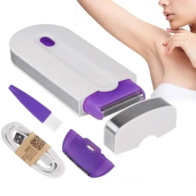 Sensa-Light Painless Electric Hair Removal Device – Rechargeable Shaver