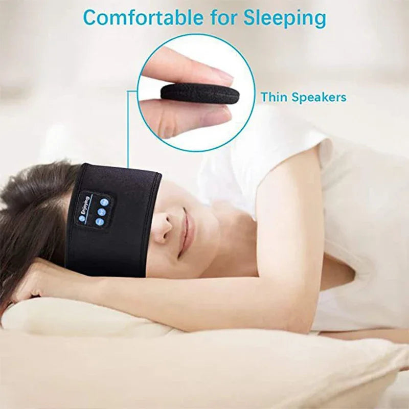 Bluetooth Sleeping Headband – Wireless Music & Sports Headphones