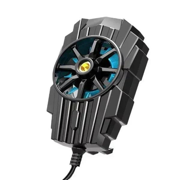 S-72 Portable Mobile Phone Cooling Fan with LED Light – Silent & Compact