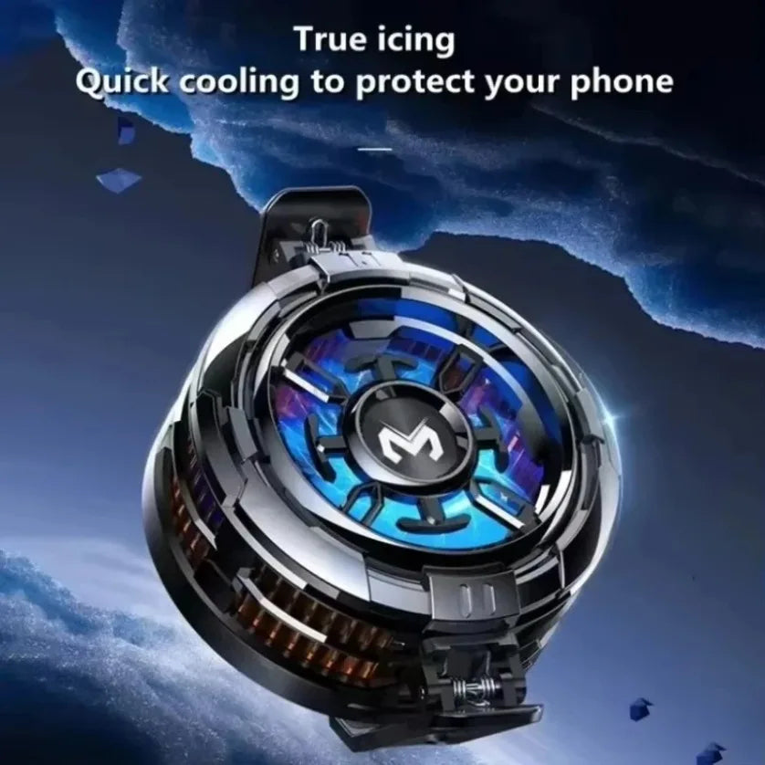 MEMO CX07 Magnetic Clip-On Cooling Fan – Silent Portable Phone Cooler