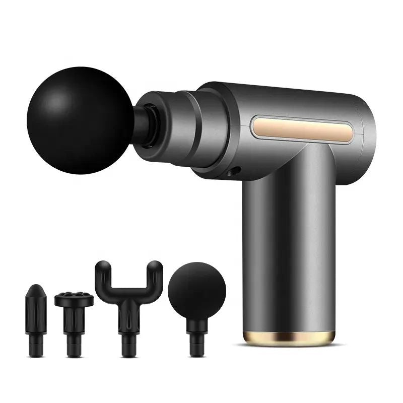 4-in-1 Massage Gun – Deep Tissue Percussion Massager for Pain Relief