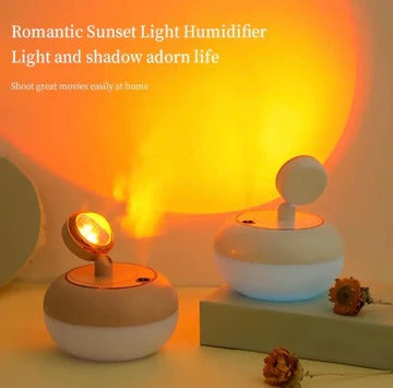 Sunset Night Light Humidifier | 2-in-1 Color Changing Lamp