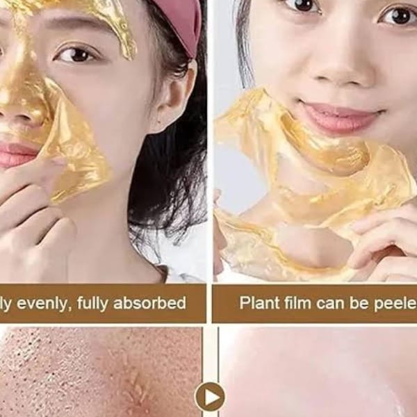 CeraVe Radiant Glow Peel-Off Gold Mask – Brightening & Skin Glow Care
