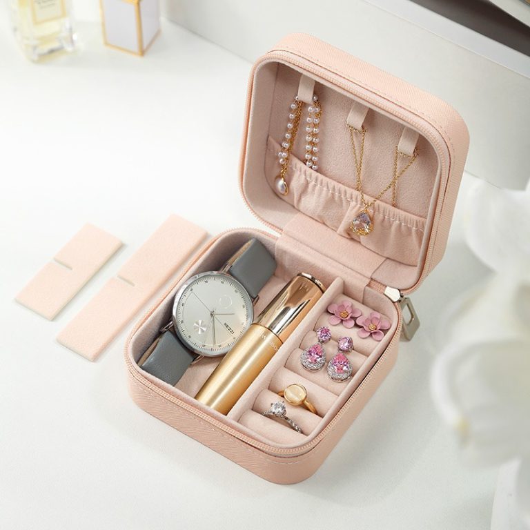 Jewellery Organizer – Elegant Lightweight Storage Box (Random Color)