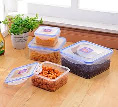 Premium Food Storage Containers Set – Plastic Lock & Lock Airtight Boxes