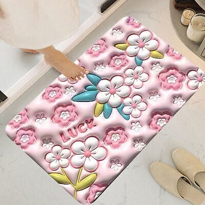 3D Printing Soft Mat – Flower Design Anti-Slip Floor & Bathroom Mat