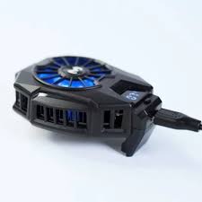 S-72 Portable Mobile Phone Cooling Fan with LED Light – Silent & Compact