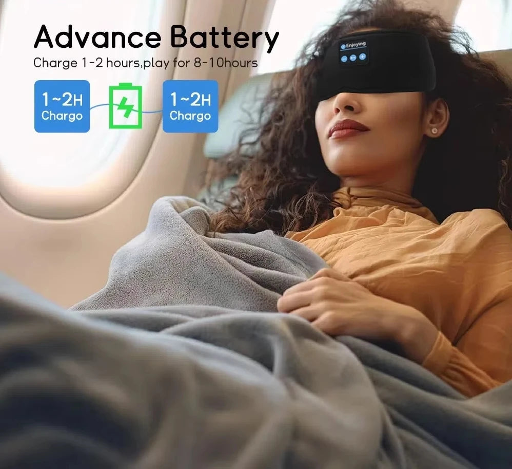 Bluetooth Sleeping Headband – Wireless Music & Sports Headphones