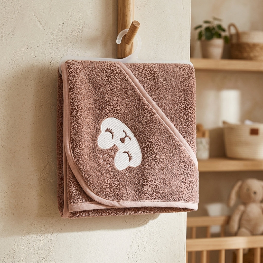 Premium Baby Hooded Towel – Soft & Comfortable Bath Towel for Newborns & Kids (Random Color)