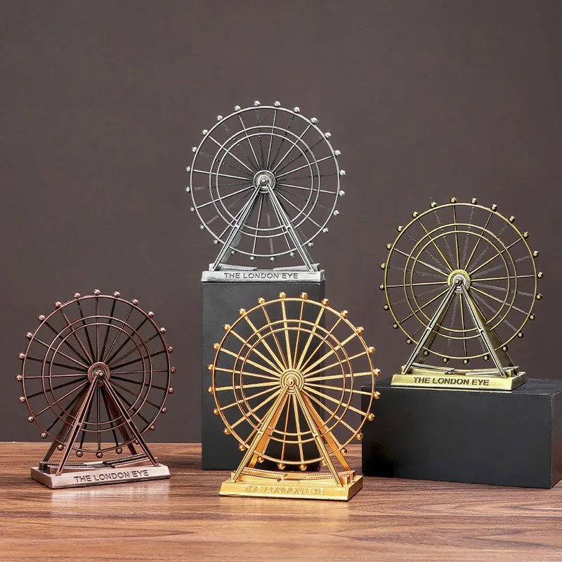 Hot Sell London Eye Metal Model – Decorative Home & Office Ornament