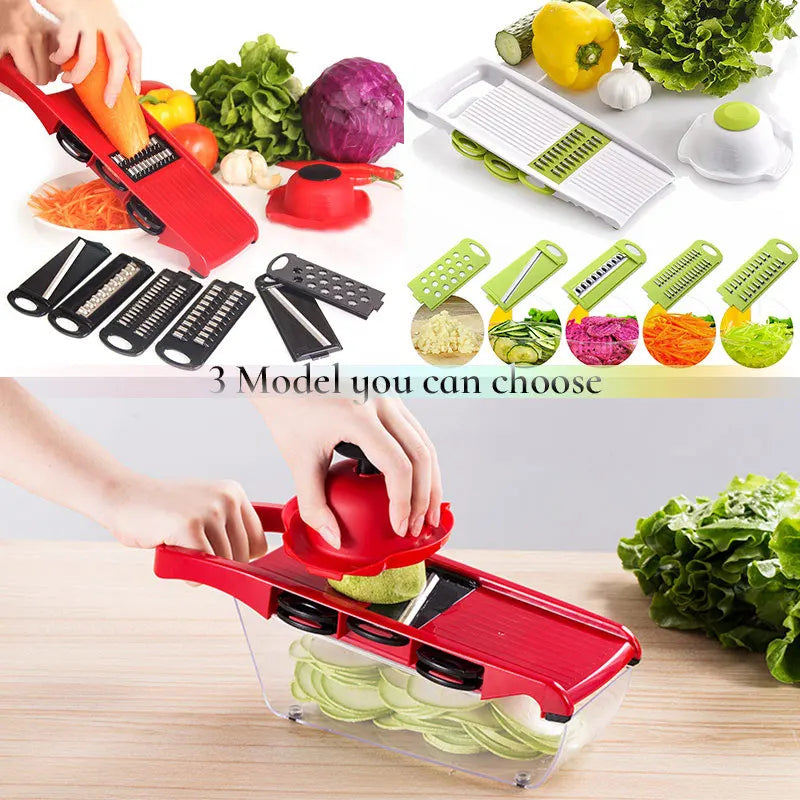 10-in-1 Mandoline Slicer – Multifunctional Vegetable Cutter & Grater