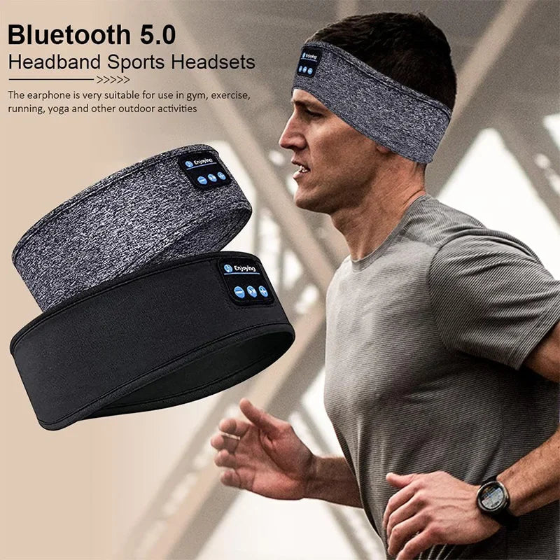 Bluetooth Sleeping Headband – Wireless Music & Sports Headphones