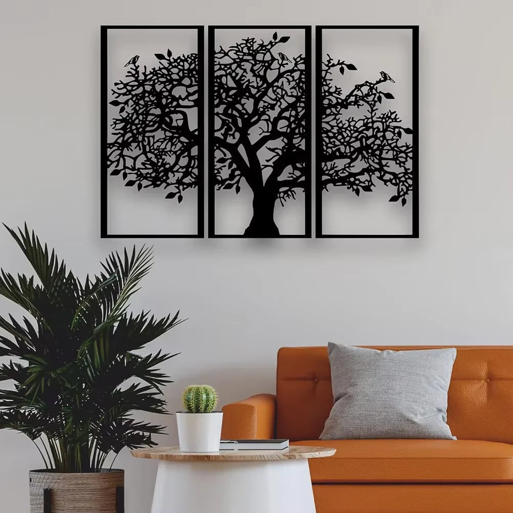3D Wooden Tree Wall Art – Decorative Home Wall Decoration