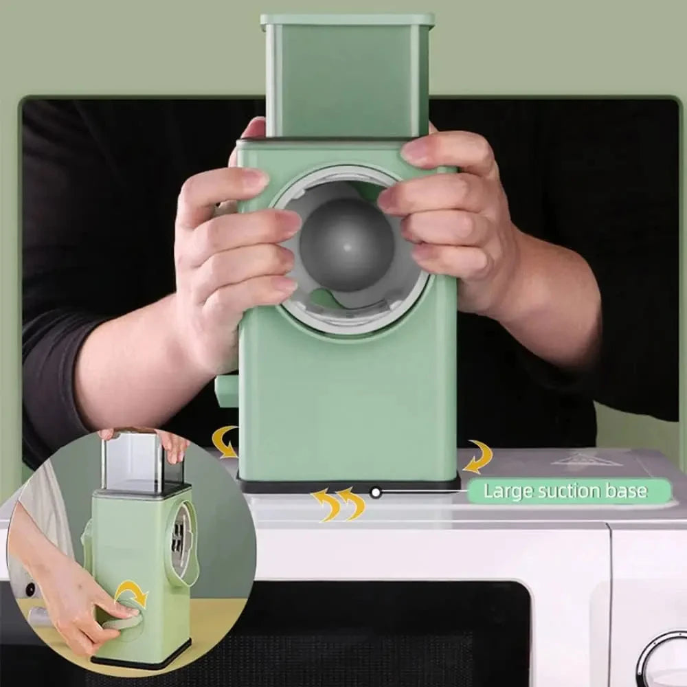 3-in-1 Manual Vegetable Slicer – Multifunction Cutter & Grater