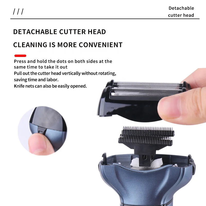 3-in-1 Rechargeable Shaving Machine – Hair Clipper, Beard Trimmer for Men