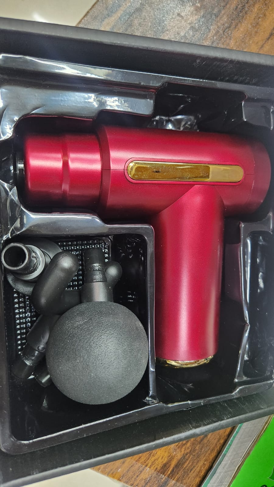 4-in-1 Massage Gun – Deep Tissue Percussion Massager for Pain Relief