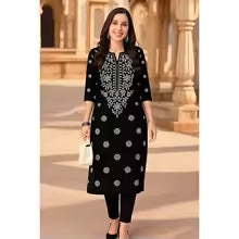 Women's Muslim Kurti Dress 2026 – Comfortable Straight-Cut Casual Islamic Fashion Dress