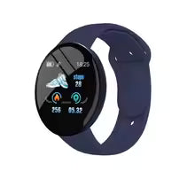 D18 Smartwatch for Men & Women – Circular Color Display, Sports Modes, Call & Message Reminder