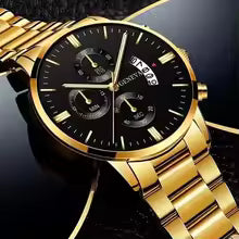 Luxury Men's Business Quartz Watch – Fashion Calendar Wristwatch
