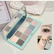 NICEKEY Complete Makeup Kit – 4 Matte Lip Glosses, Blusher, Pressed Powder, Eyeshadow & Contour Palette with Necklace