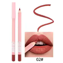 Matte Velvet Lipstick & Lip Liner Pen Set – Long-Lasting Lip Makeup