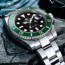 ADDIESDIVE Stainless Steel Watch for Men – Quartz Business & Sports Wristwatch