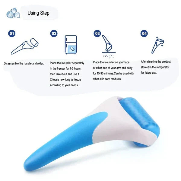 Anti-Wrinkle Face Ice Roller – Pain Relief & Skin Lifting Facial Massager Tool