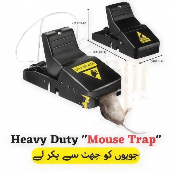 Powerful Quick-Kill Mouse Trap – Reusable High-Sensitivity Rodent Catcher